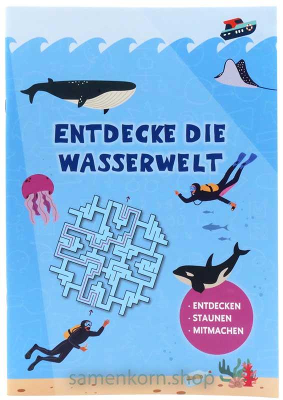 Rätselheft "Entdecke die Wasserwelt"  / Heft
