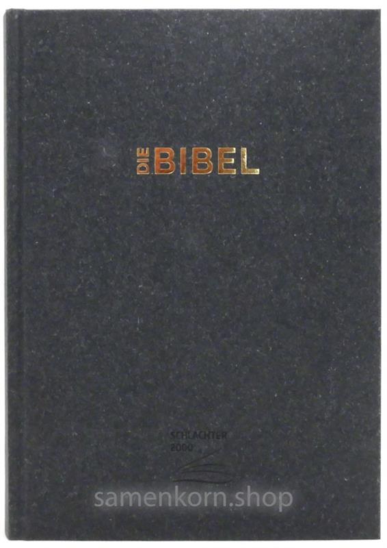 Schlachter 2000 - Schreibrandausgabe, schwarz, ohne Parallelstellen / Buch
