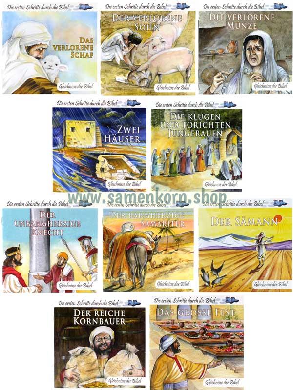 Gleichnisse der Bibel  / 10 Hefte