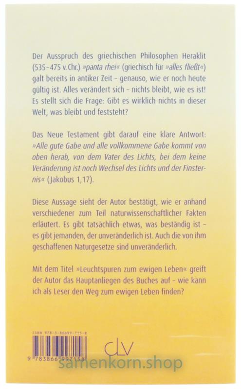 Leuchtspuren zum ewigen Leben / Buch