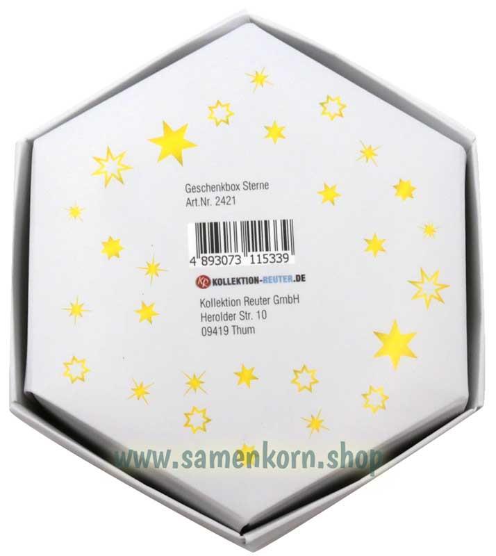 Geschenkschachtel Weihnachtsstern