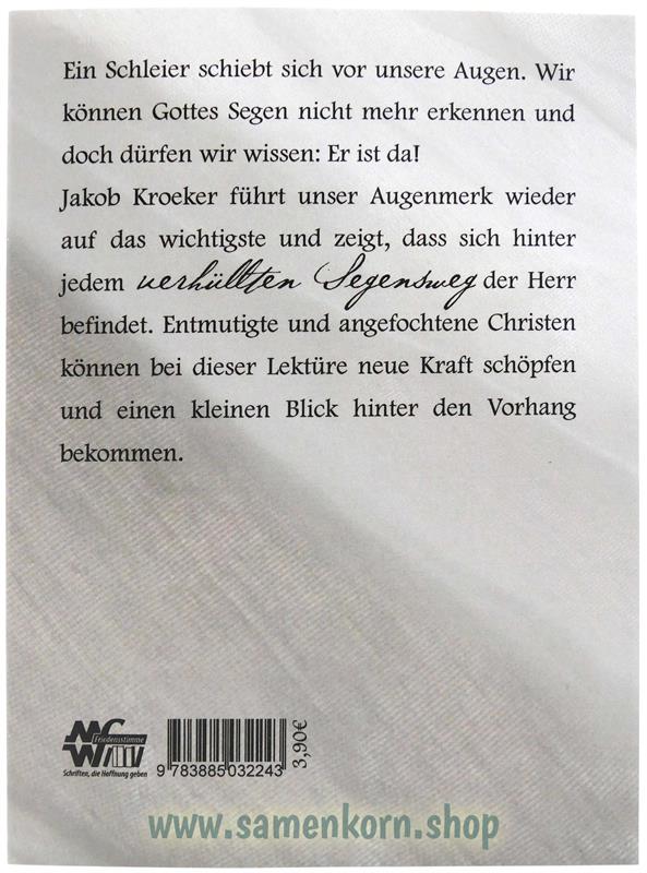 Verhüllte Segenswege/ Buch