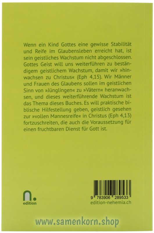 Gesundes Wachstum in Christus / Buch