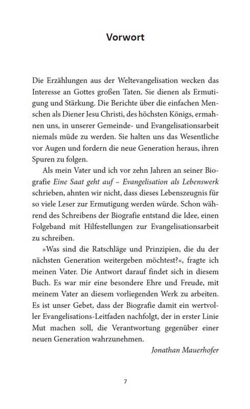 Evangelisation - ein Leitfaden - Buch - W.&J. Mauerhofer