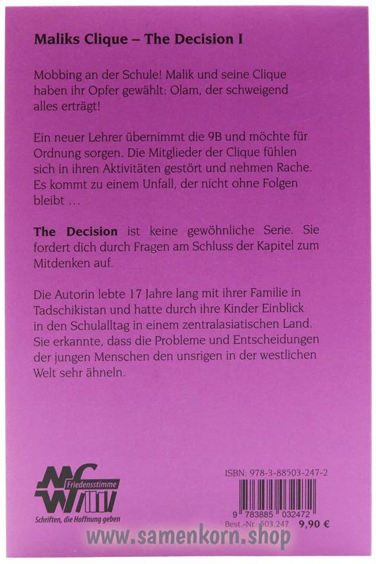 Maliks Clique. The Decision I / Buch
