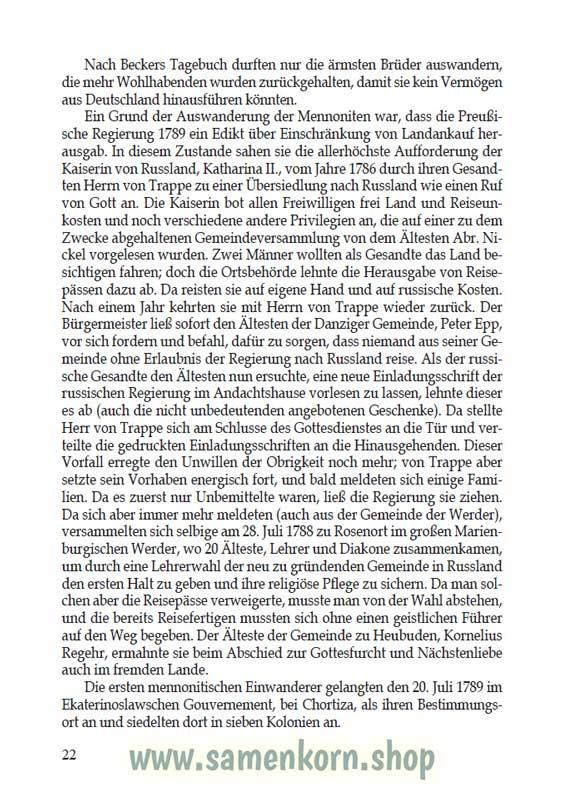 Die Geschichte der MBG in Russland  1860-1945 / Buch