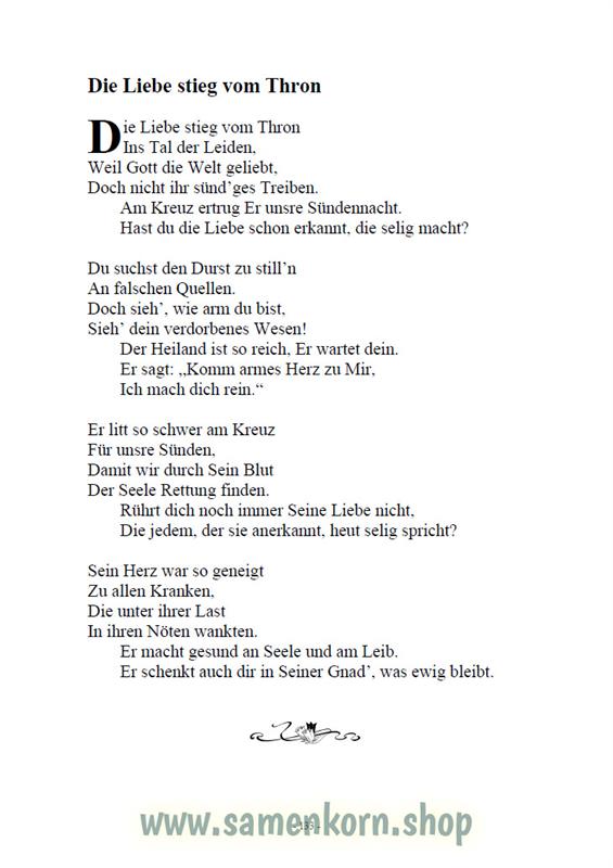 Der Weg des Herrn ist stets der Beste, Band 2 / Gedichte, Prosa / Buch