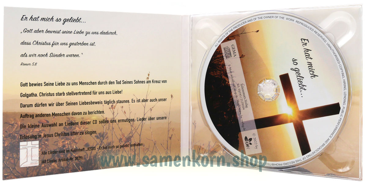 Er hat mich so geliebt / CD