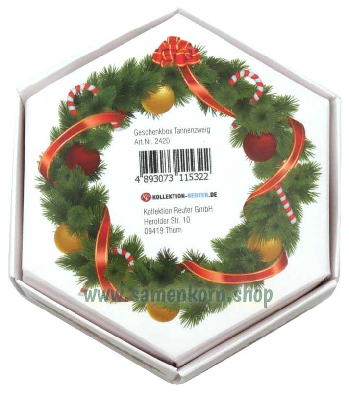 Geschenkschachtel Tannenzweig