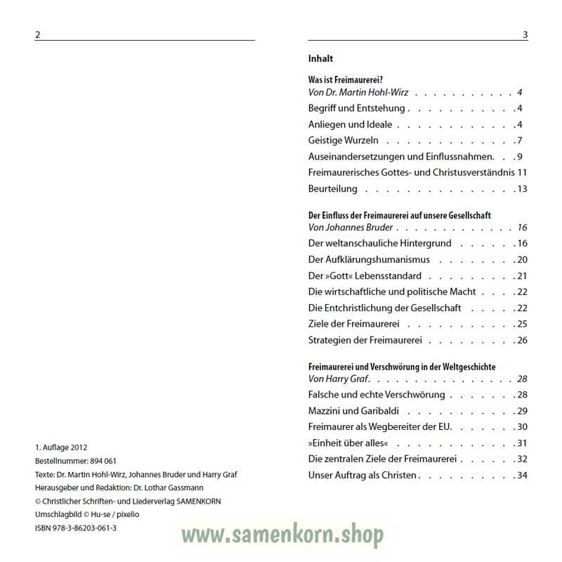 Freimaurer, Band 9  Reihe Orientierung / Heft