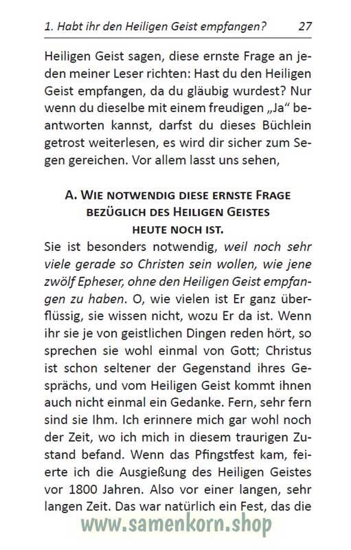 Wie stehst Du als Jünger des Herrn zum Heiligen Geist? / Buch