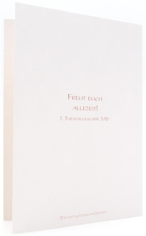 Doppelkarte "Herzliche Segenswünsche" Neh. 8,10