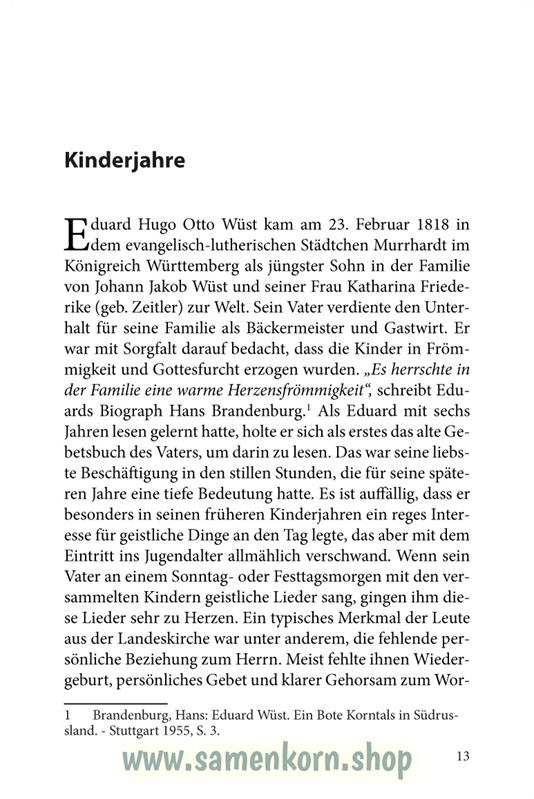 Eduard Wüst / Buch