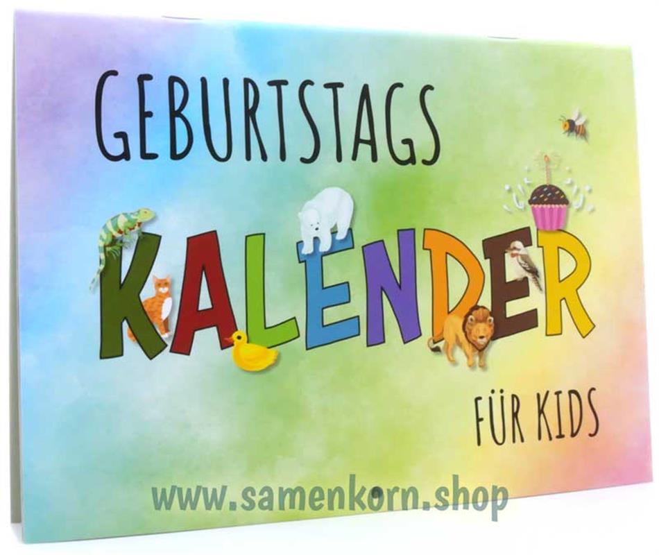 Geburtstagskalender für Kids / Heft