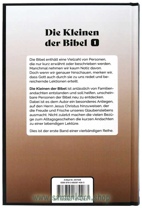 Die Kleinen der Bibel (1) / Buch