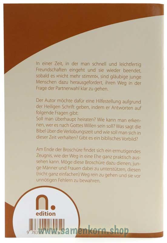 Gedanken über die Partnerwahl / Heft