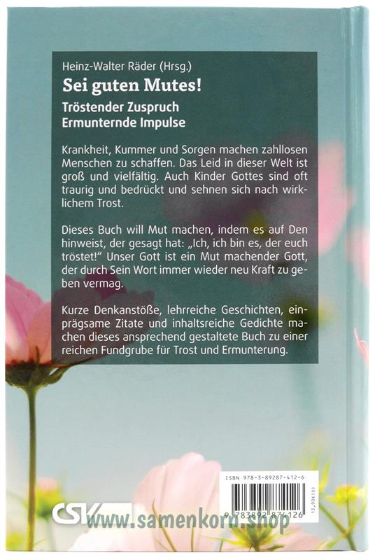 Sei guten Mutes! / Buch