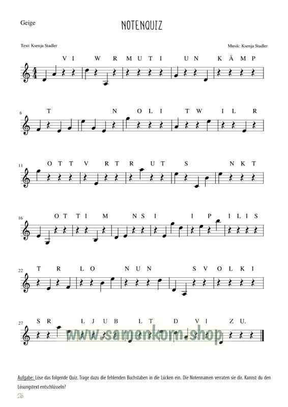 Gemeinsam lernen - Gemeinsam musizieren, Heft David