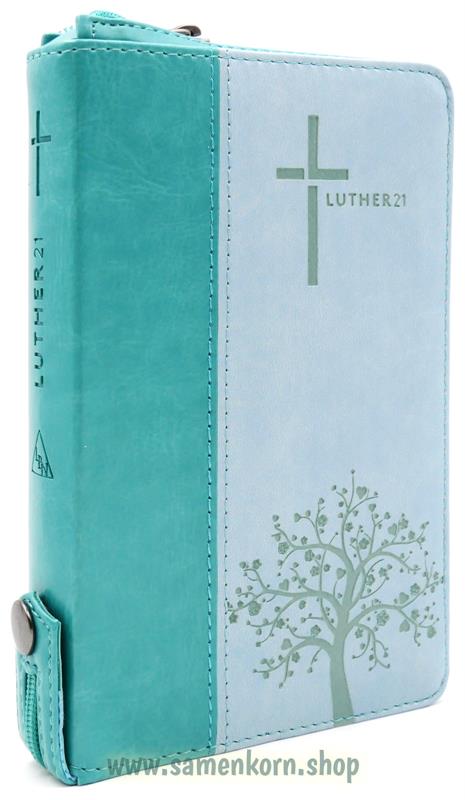 Luther21 - Taschenausgabe - Kunstleder Blau/Türkis