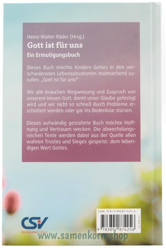 Gott ist für uns / Buch