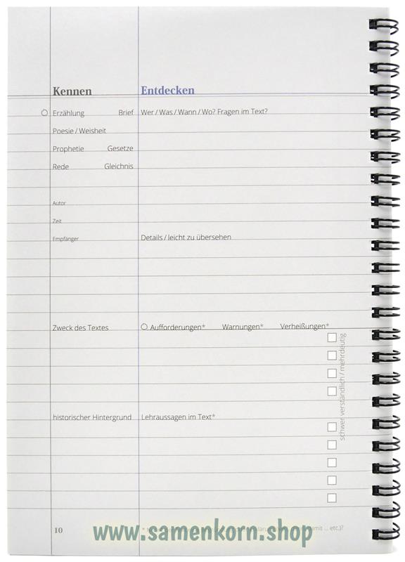 Bibelnotizen mit System / Heft