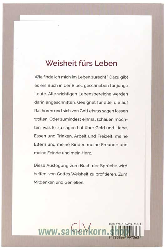 Gegeben zum Leben / Buch