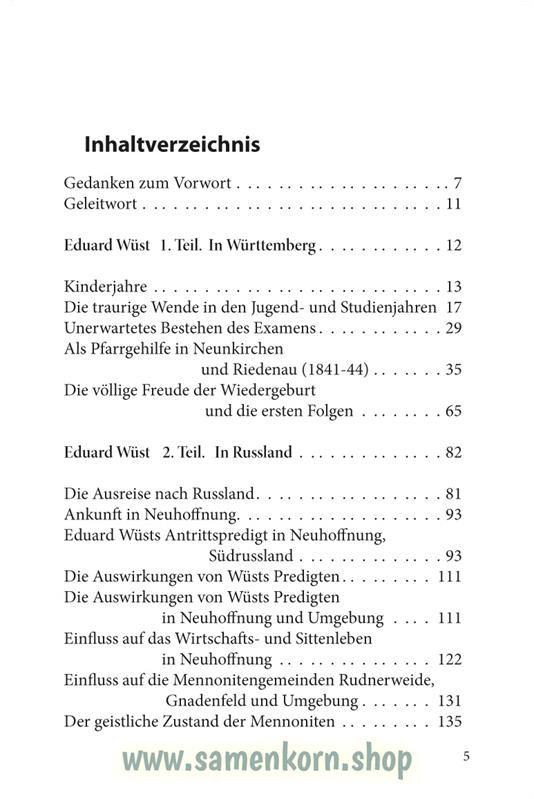 Eduard Wüst / Buch