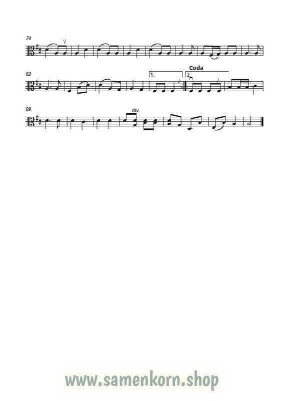 Advents- und Weihnachtsmelodien / Stimmenauszüge Viola