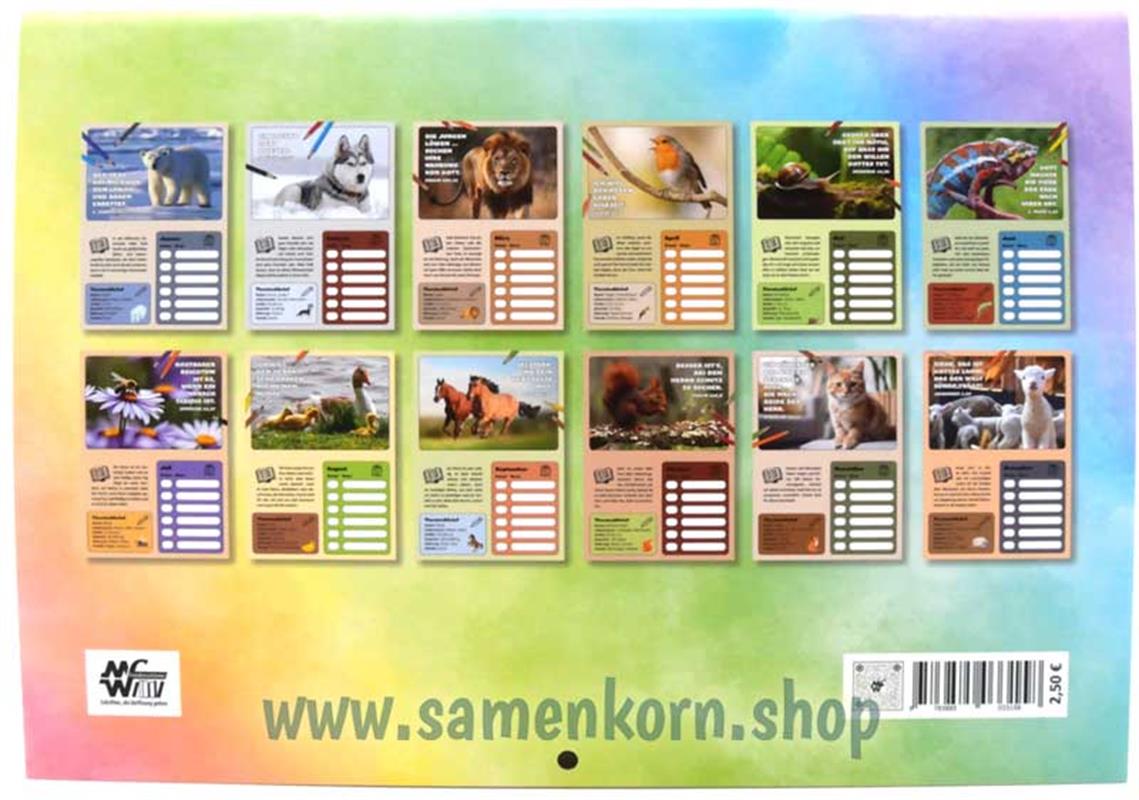 Geburtstagskalender für Kids / Heft