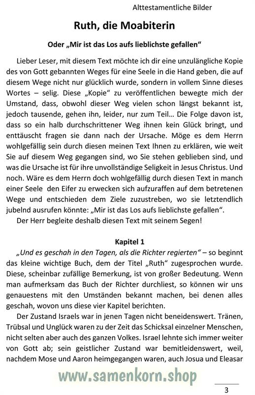 Ruth, die Moabiterin / Buch