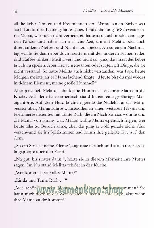 Melitta - die wilde Hummel / Buch
