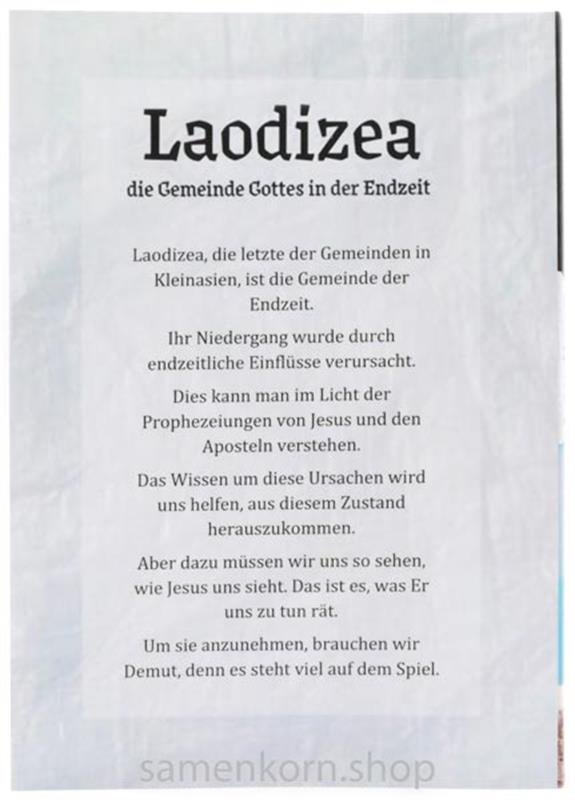 Laodizea / Buch