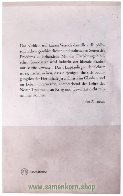 Wehrlos durch Christus / Buch