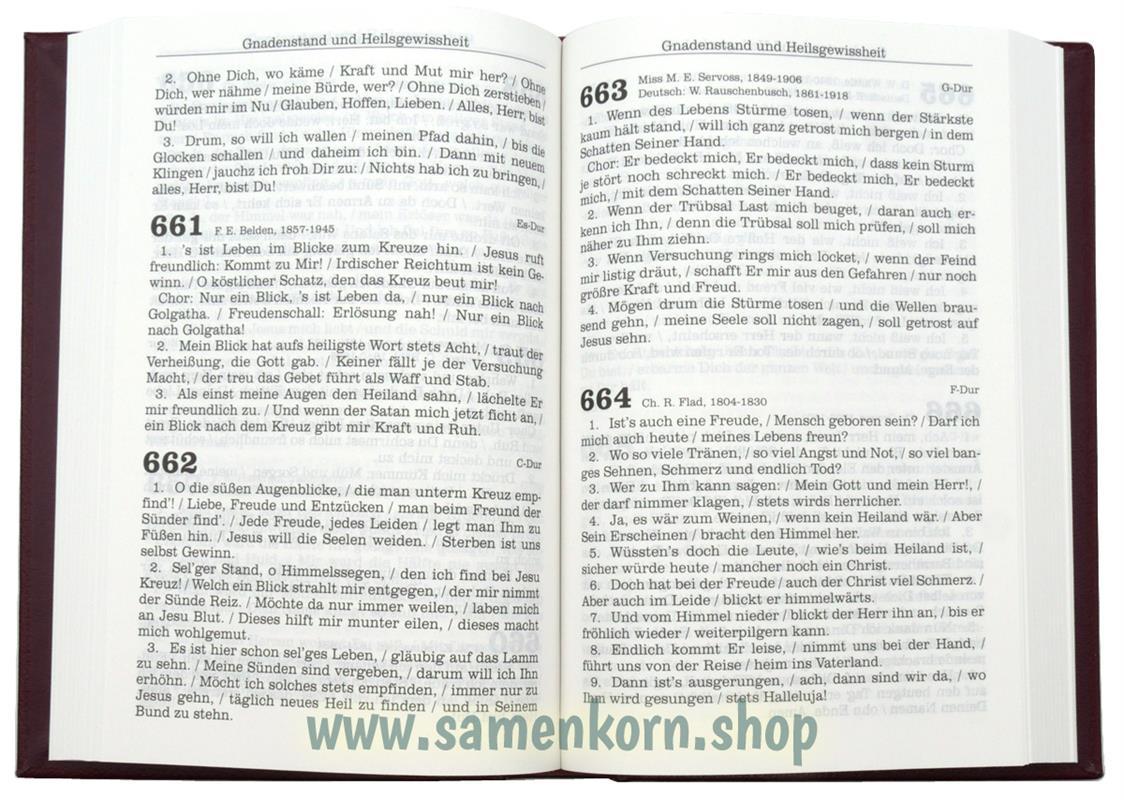 Liederbuch (rot) / 1311 Lieder