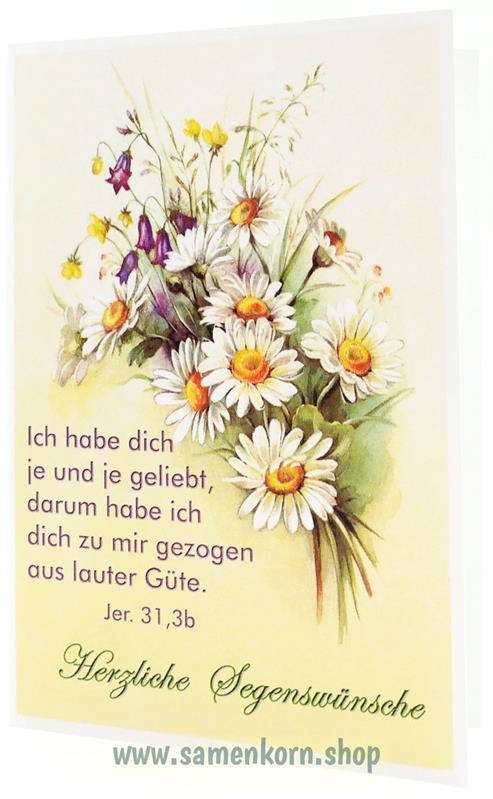Doppelkarten zum Geburtstag / Set "Blumen" 5 Karten