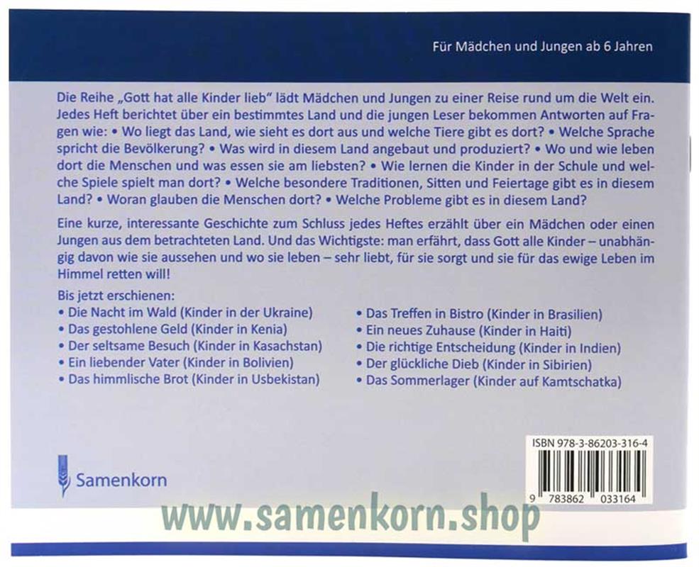 Das Sommerlager - Kinder auf Kamtschatka / Heft