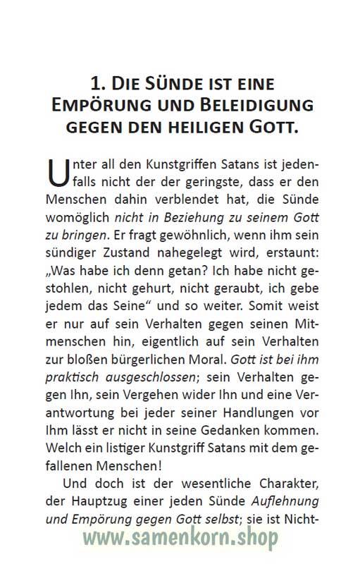Die Sünde, das Übel aller Übel in dieser Welt / Buch