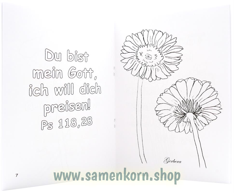 Malheft "Blüten" / Heft