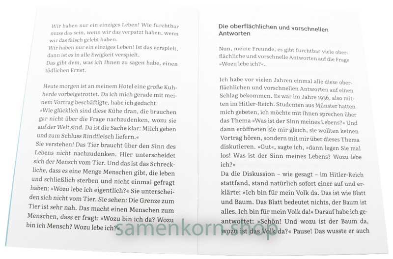 Wozu lebe ich? / Heft