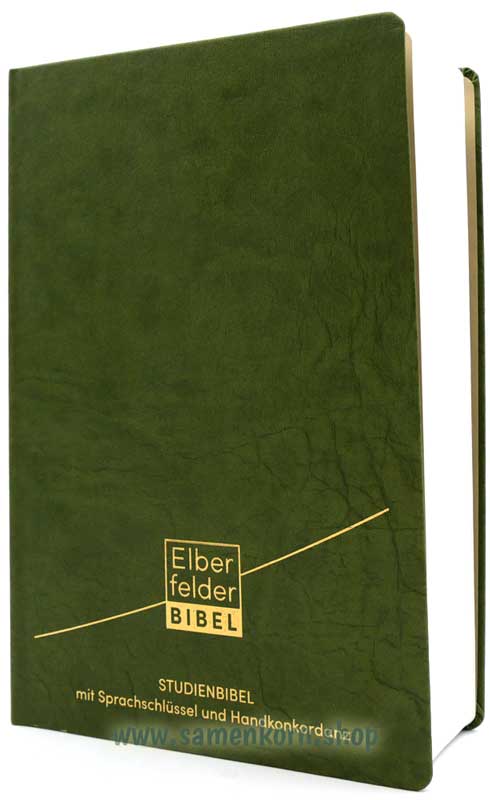 Elberfelder Studienbibel, Kunstleder, mit Sprachschlüssel und Handkonkordanz
