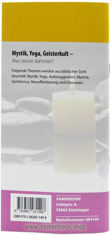 Mystik, Yoga, Geisterkult, Band 39  Reihe Orientierung / Heft