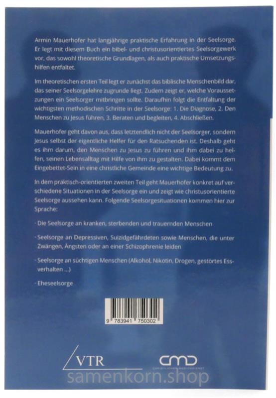 Seelsorge auf biblischer Grundlage / Buch