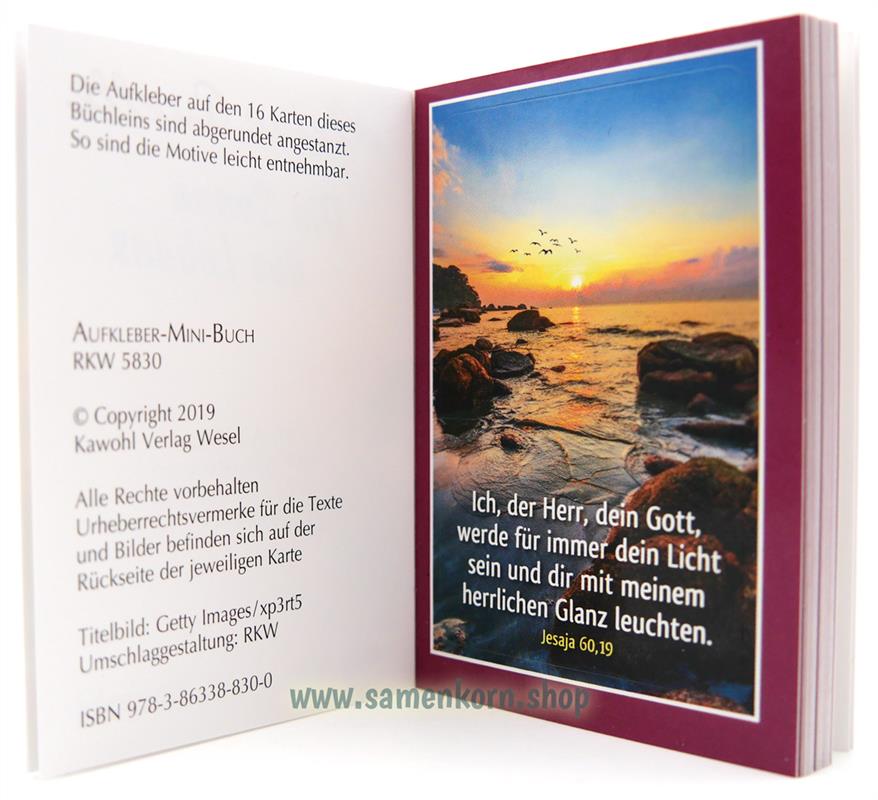 Aufkleber-Mini-Buch "Die Sonne des Lebens"
