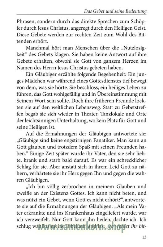 Das Geheimnis und die Kraft des Gebets / Buch
