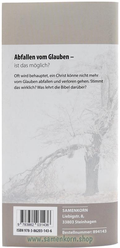 Abfallen vom Glauben, Band 33  Reihe Orientierung / Heft