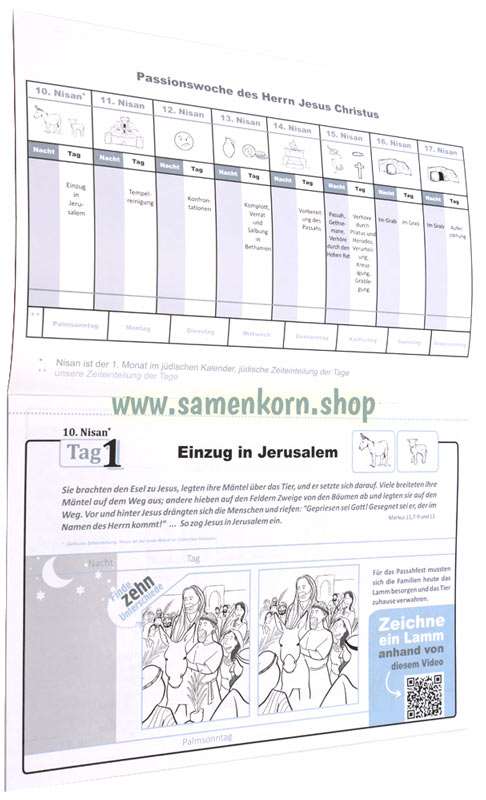 Passionswoche des Herrn Jesus Christus / Rätselheft