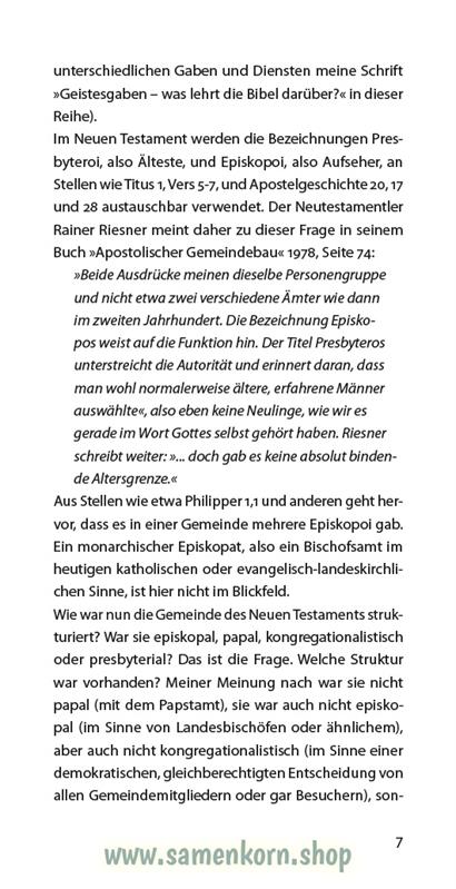 Älteste und Diakone, Band 26 Reihe Orientierung / Heft