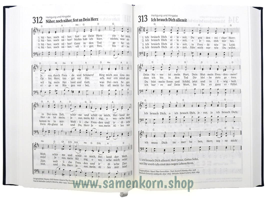 Singt von Jesus! / Gemeinde-Gesangbuch (Noten)/Liederbuch