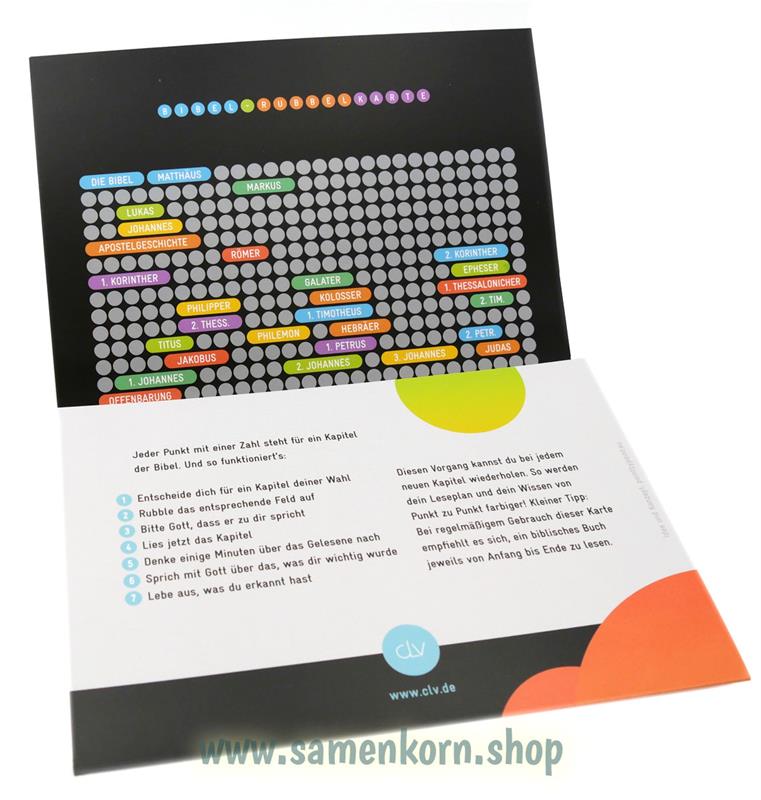 Bibel-Rubbelkarte / Bibelleseplan