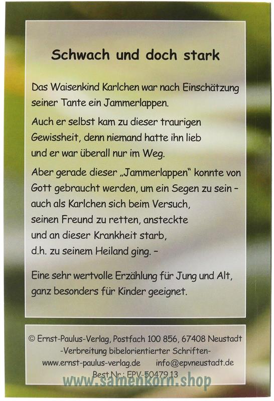 Schwach und doch stark / Buch